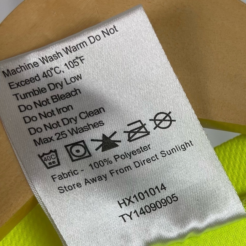 Tingley XL Reflective Class 2 Neon Construction Pocket T Shirt Workwear Outdoor - Picture 6 of 7